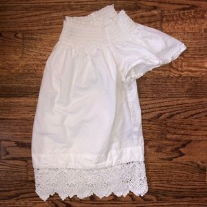 Who What Wear White Off The Shoulder Top